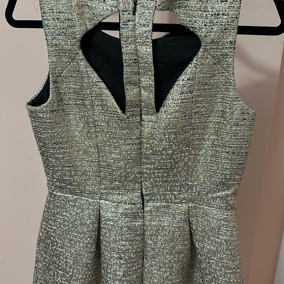 Vero Moda - Metallic Gold Party/Holiday Dress - Picture 3 of 3